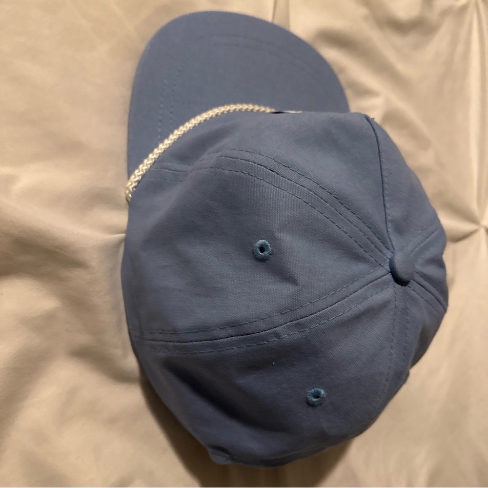 Light Blue Rope-Trim Cap - Picture 3 of 4